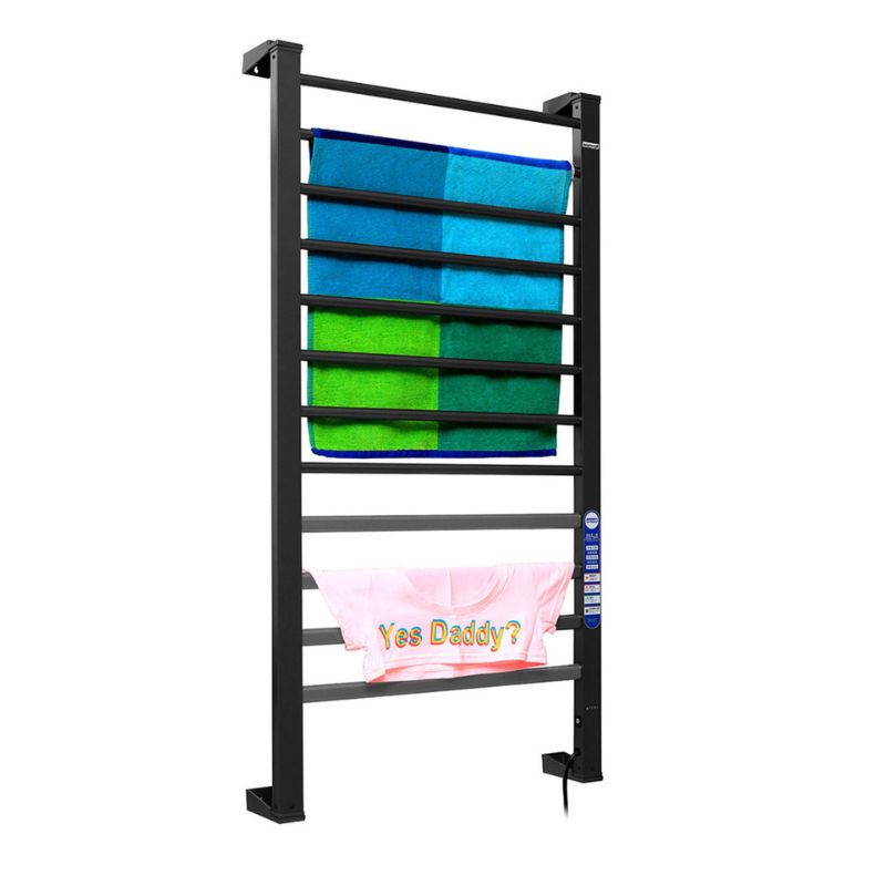 Smart Rack Dryer Towel Warmer Non drill hole quick installation Large Size