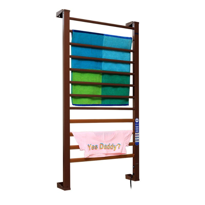 Smart Rack Dryer Towel Warmer Non drill hole quick installation Large Size