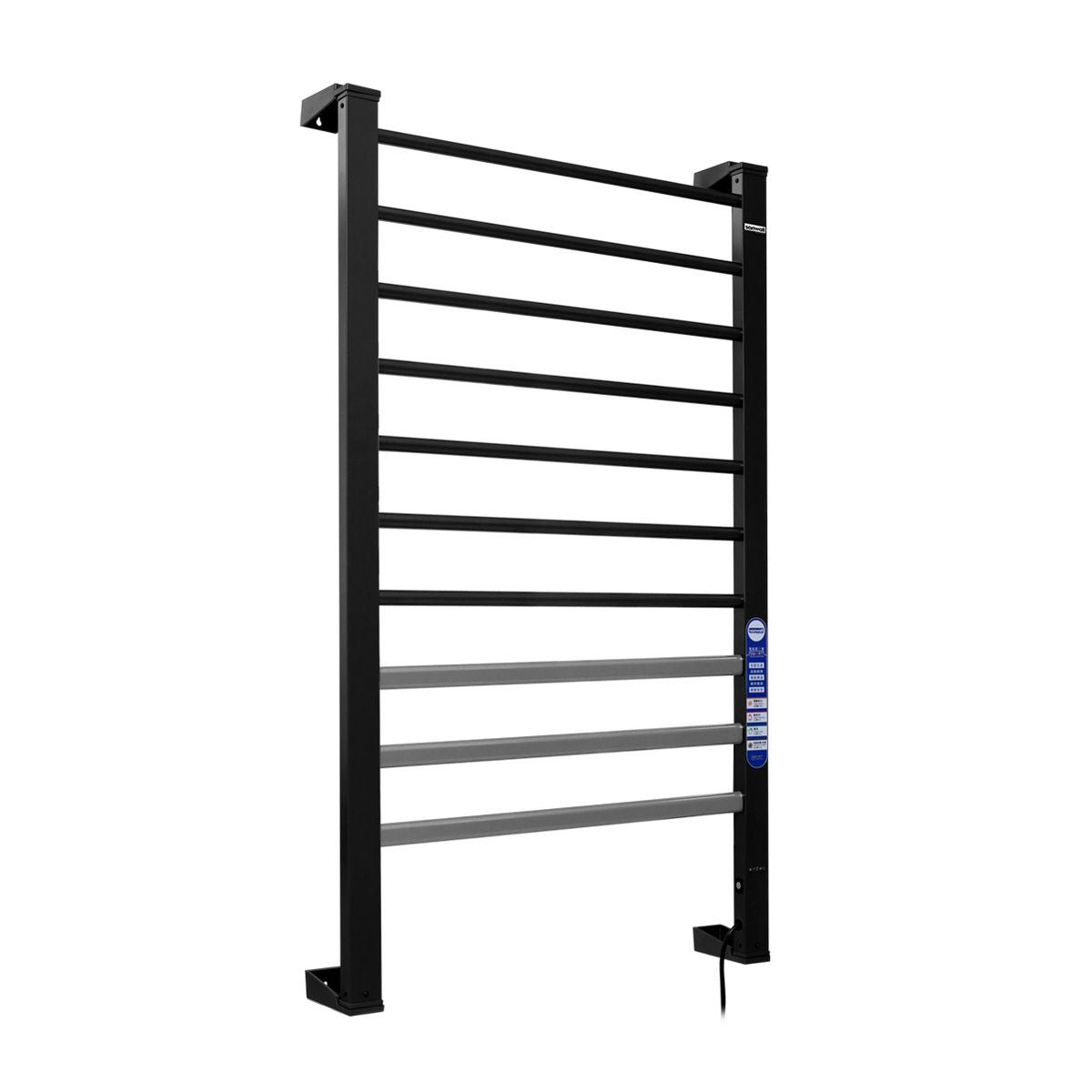 Smart Rack Dryer Towel Warmer Non drill hole quick installation Middle Size